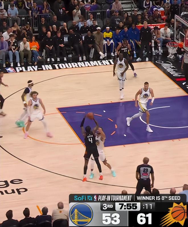 勇士附加赛惨败太阳 15分差距终结季后赛征程